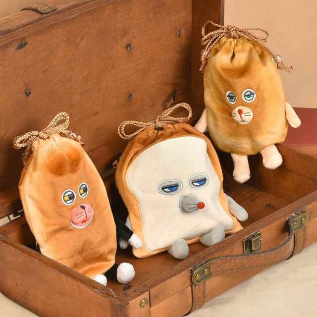 巾着 パンどろぼう ぬいぐるみ ポーチ 絵本 キャラクター 人気 小物 