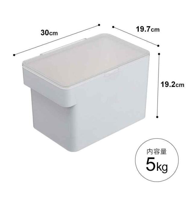 米びつ 5kg 米びつ 冷蔵庫 おしゃれ こめびつ 山崎実業 シンプル コンパクト 米櫃 ライスストッカー タワー Tower 湿気防止 酸化防止 計の通販はau Pay マーケット Hauhau