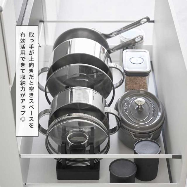 鍋置き ラック BOW パンラック 3段 BWS8204 オークス AUX 鍋スタンド