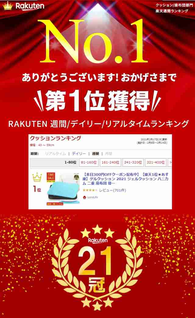 ゲルクッション ハニカム カバー 薄型 腰痛 ジェルクッション 椅子