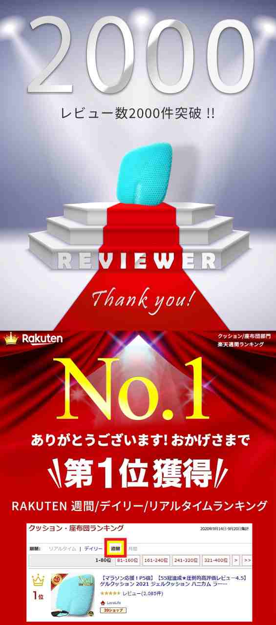 ゲルクッション ジェルクッション 座布団 ハニカム クッション 腰痛 椅子 椅子用 ラージ 二重 大きい イス用 低反発 特大 車 オフィス  卵の通販はau PAY マーケット - LoreLife