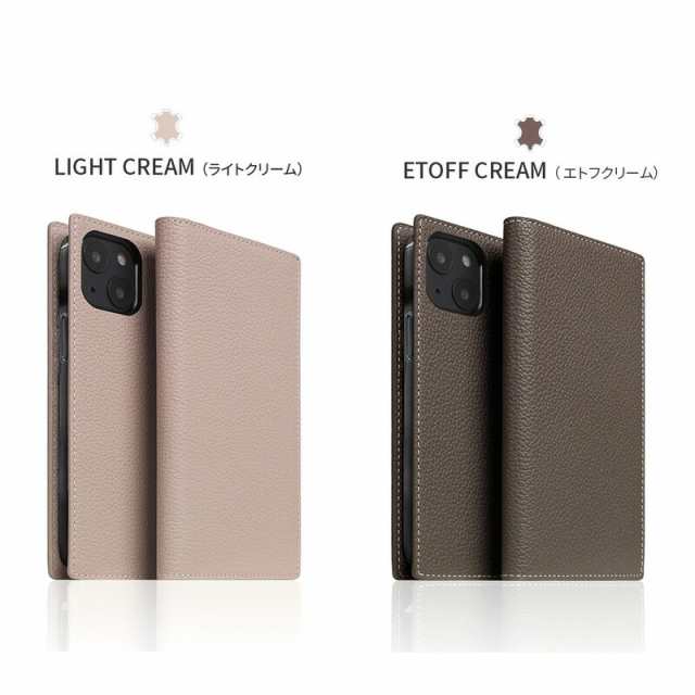 スマホケース iPhone 13 mini ケース 手帳型 本革 SLG Design Full