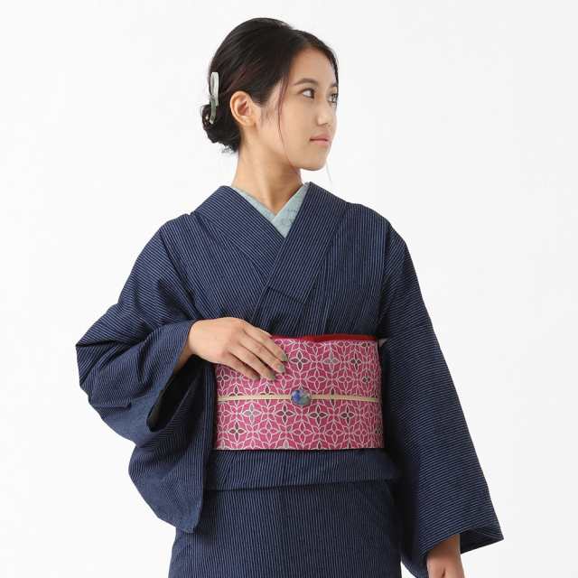 名古屋帯 日本製 レディース 松葉仕立て 全16色 【 八寸帯 着物 帯 八 