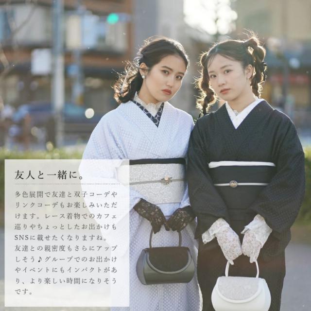 平和屋着物○上質な紬 霞文 正絹 逸品 未使用 CAAQ9195vf