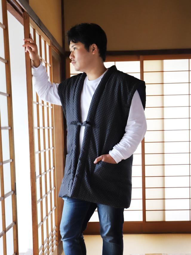 半纏 はんてん メンズ 久留米織 ポンチョ やっこはんてん 袖なしはんてん やっこはんてん おしゃれ 暖かい 半天 袢纏 どてら 丹前 ちの通販はau Pay マーケット 着物と和の暮らしのお店 たゆたふ