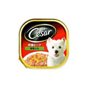 【96個セット】 シーザー 吟選ビーフ 野菜入り 100g ドッグフード ドックフート 犬 イヌ いぬ ドッグ ドック dog ワンちゃん