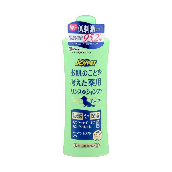 【24個セット】 ジョイペット お肌のことを考えた薬用リンスインシャンプー ナチュラルリーフ 300ml シャンプー 犬 イヌ いぬ ドッグ ド