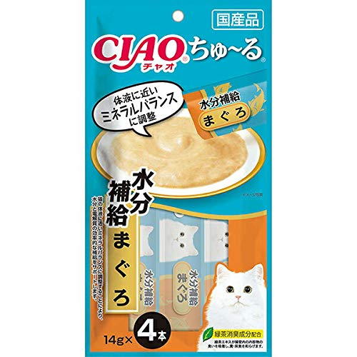 【48個セット】 ちゅーる 水分補給 まぐろ14g×4本 猫用 猫フード いなばペットフード