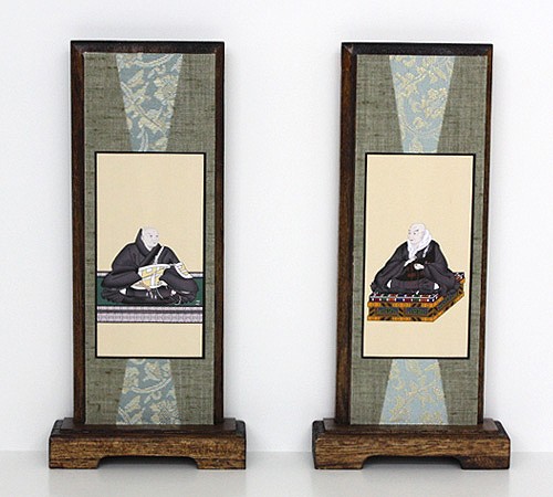 掛け軸セット『ご両脇のみ』(浄土真宗 西) 小 家具調仏具 モダン仏具の通販は