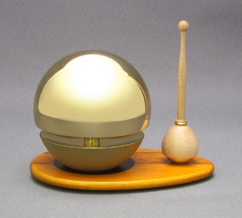 リン&リン台&リン棒 たまゆらりん2.0寸 セット(桑色) 家具調仏具 モダン仏具の通販は 16,586円