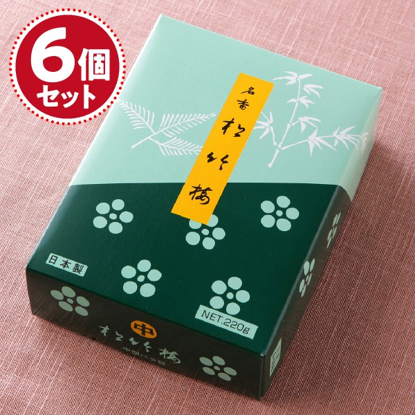 お香 線香 孔官堂 松竹梅(中)×6個セットの通販は 7,980円