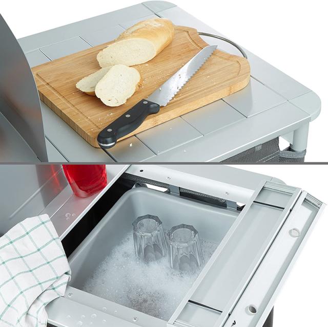 Milestone Camping キャンプキッチンユニット 調理台 キッチン ユーロ