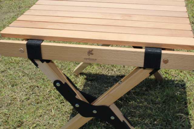 ウッドロールテーブルミニサイズ 収納ケース付 ガーデンテーブル