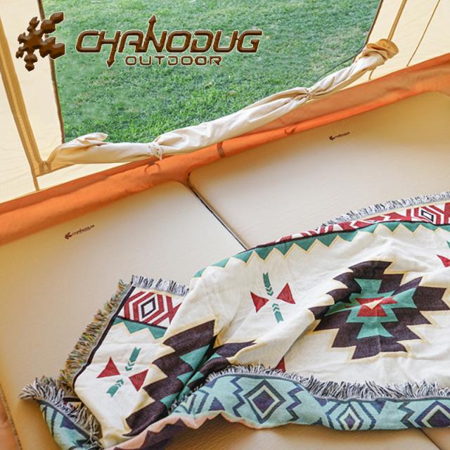CHANODUG OUTDOOR アウトドアマット ダブルサイズ CD-4073 ベージュ