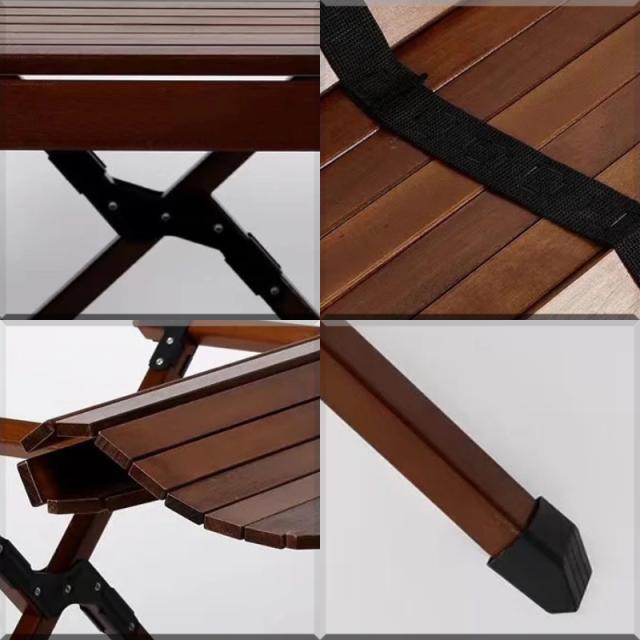 オクタゴン ウッドロールテーブル ダークブラウン 八角型ウッドロールテーブル Amazon.co.jp: ☆CHANODUG OUTDOOR☆オクタゴン ウッドロール
