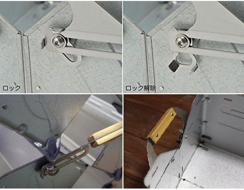 CHANODUG OUTDOOR スチールスタッキングカーゴコンテナ 収納ボックス