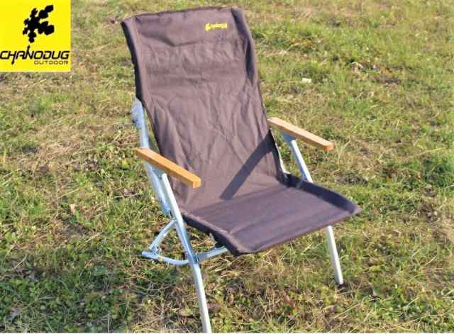 CHANODUG OUTDOOR Premium Relax low Chair BROWN プレミアム