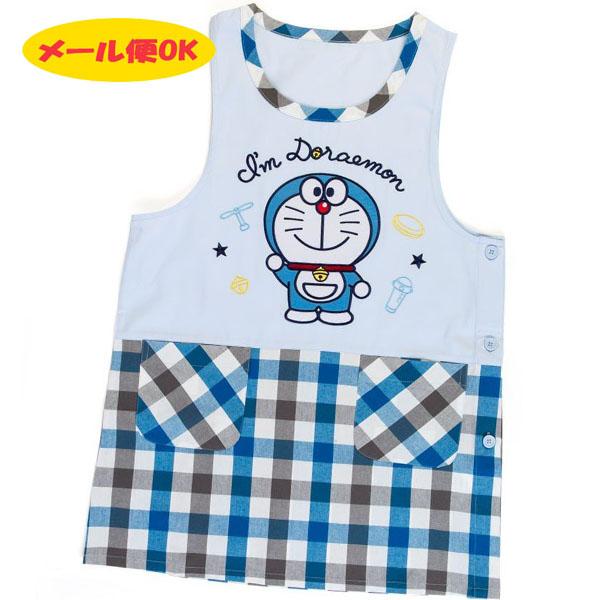 ドラえもん かっぽう着 チェック 水色 I M Doraemon 大人用エプロン サンリオ 保育園 幼稚園エプロン 当日発送 ギフト プの通販はau Pay マーケット Zakka Off