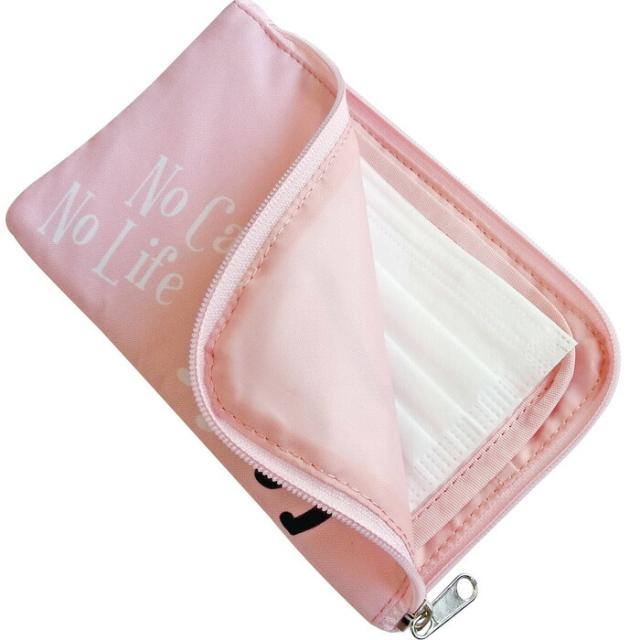 マスクポーチ マスクケース マスク入れ 携帯用 仕切り付き マスクホルダー 持ち運び 携帯 衛生 清潔 収納 マルチケース コスメポーチ おの通販はau Pay マーケット Zakka Off