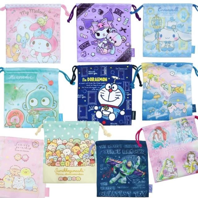 キャラクター 巾着 巾着袋 コップ袋 ポーチ 小物入れ 整理 きんちゃく カップ袋 ランチョンマット入れ サニタリー入れ 歯ブラシセット 収の通販はau Pay マーケット Zakka Off