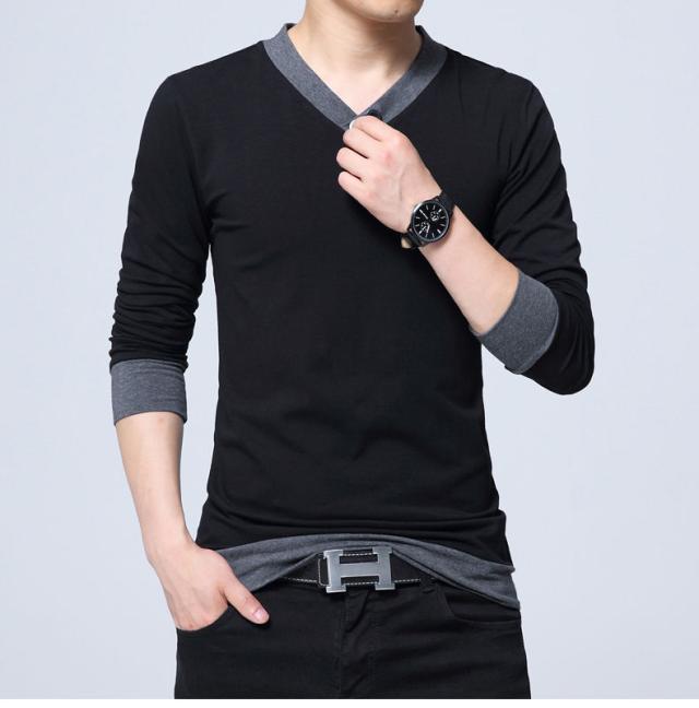 ロンt 長袖tシャツ メンズ Tシャツ ティーシャツ Vネック カジュアル トップス 春服 秋物の通販はau Pay マーケット Gabrics