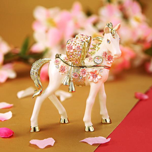正規品】＜桜小馬＞午年 馬 干支の置物 さくら インテリア雑貨 玄関