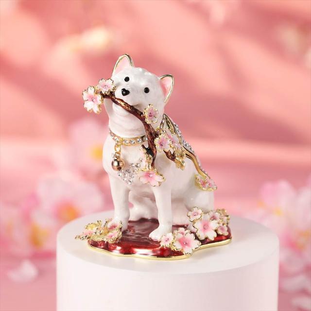 桜犬 さくら いぬ 戌 干支 柴犬 ジュエリーボックス ピィアース 東京