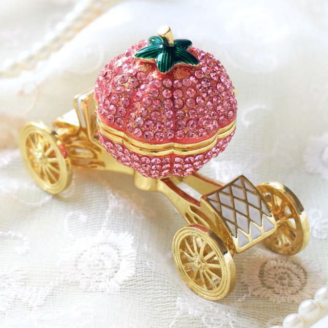 かぼちゃの馬車 ジュエリーボックス ピィアース 東京銀座PICALS 東京銀座ピカルス 可愛い ブランド おしゃれ プレゼント オブジェ 置物 動物 誕生日プレゼント プロポーズ ペット 骨壺 メモリアルボックス ペットの通販は