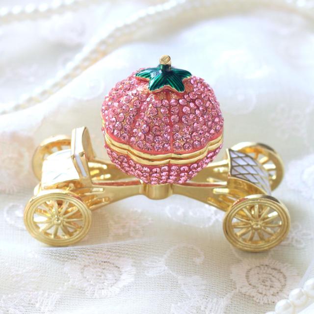 かぼちゃの馬車 ジュエリーボックス ピィアース 東京銀座PICALS 東京銀座ピカルス 可愛い ブランド おしゃれ プレゼント オブジェ 置物 動物 誕生日プレゼント プロポーズ ペット 骨壺 メモリアルボックス ペットの通販は