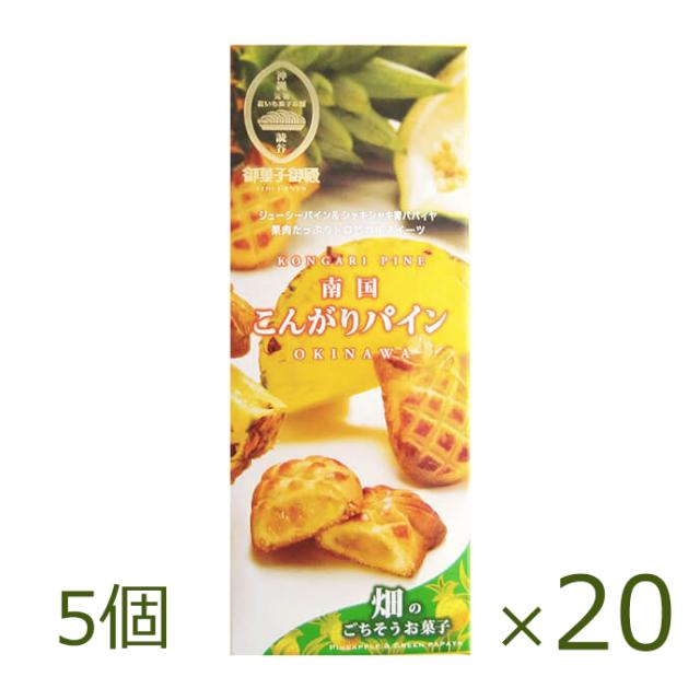御菓子御殿 南国こんがりパイン 5個×20箱 沖縄のお土産 沖縄のお菓子 パイナップル 沖縄