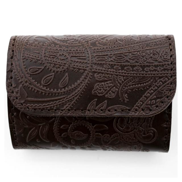 栃木レザー ミニ財布 ペイズリー VINCENT CRAFTED オリジナルブランド