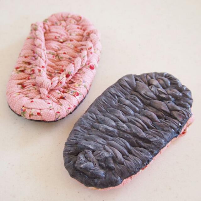 女性用 足半 あしなか タイプのたっぷり布わらじ 布ぞうり スリッパ ピンク いちご Mサイズ 24 5cm程度まで の通販はau Pay マーケット スリッパ専門店tomy S