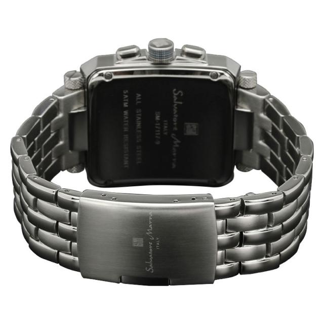 Salvatore Marra サルバトーレマーラ 腕時計 メンズ スクエア型クロノグラフ Sm Sswhblの通販はau Pay マーケット Nep ネップ
