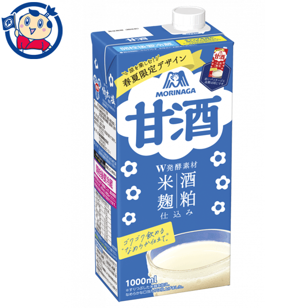 送料無料 森永 甘酒パック 1000ml×6本入×2ケース の通販はau PAY マーケット - 大楠屋ストア au PAY マーケット店