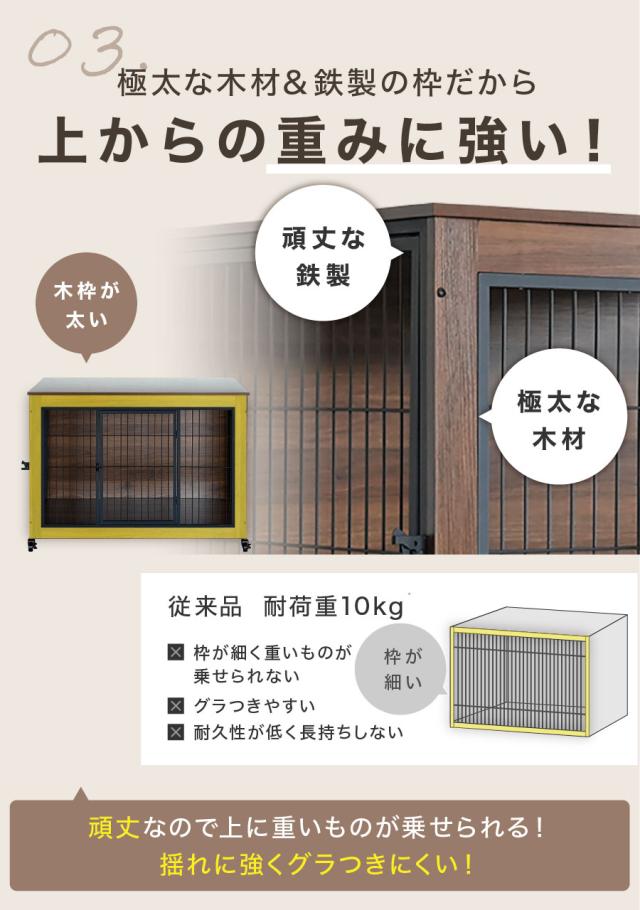 LivBox [XLサイズ] 犬ケージ 犬ゲージ サークル ゲージ ケージ いぬ