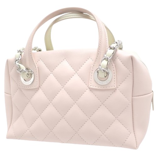 CHANEL(シャネル) マトラッセ バイカラー チェーンショルダーバッグ ショルダーバッグ 2way 肩掛け ハンドバッグ レザー ホワイト白シロ の通販は