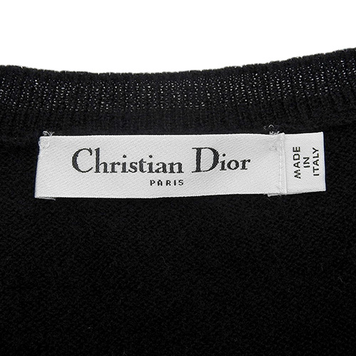 Christian Dior(クリスチャンディオール) パールボタン 襟付き