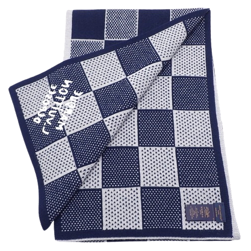 ルイヴィトン マフラー ダミエヘリテージ M90776 HF3234 ネイビー ルイヴィトン マフラー ダミエヘリテージ M90776 HF3234