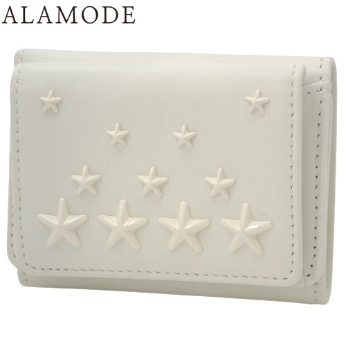 JIMMY CHOO(ジミーチュウ) 三つ折り財布 コンパクト財布 3つ折り ミニ  