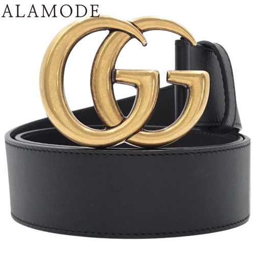 GUCCI(グッチ) GGマーモント ダブルG ワイドベルト ベルト