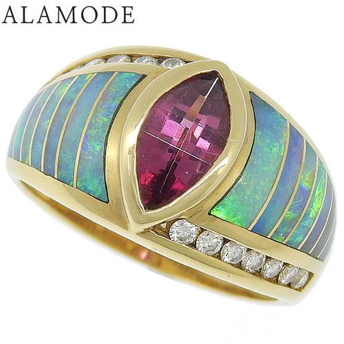 指輪 リング レディース K18　カラーストーン ダイヤモンド 誕生石　バースデー　　ギフト　プレゼント　記念日　重ね付け リュイール)Luire-誕生石 レディース リング 一粒 カラーストーン 指輪