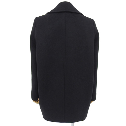 Alexander McQueen(アレキサンダーマックイーン) レザーボタン Pコート