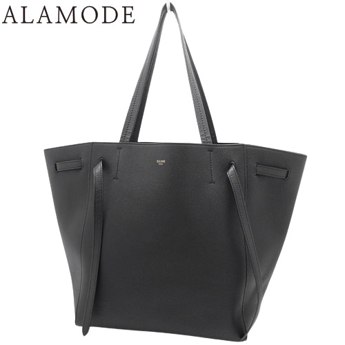 【美品】セリーヌ　トートバッグ　カバファントム　ゴールド金具　レザー　ブラック 美品】セリーヌ トートバッグ カバファントム ゴールド金具