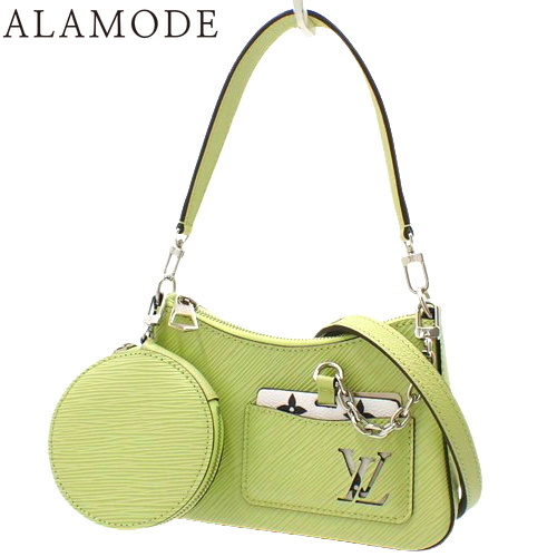 LOUIS VUITTON(ルイ・ヴィトン) エピ マレリーニ ハンドバッグ 2WAY ショルダー 肩掛け ポーチ エピレザー ライトグリーン シルバー金具 M22651 レディース 40802145842【中古】【アラモード】