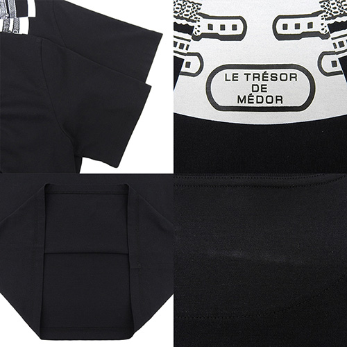 HERMES(エルメス) Le Tresor de Medor Tシャツワンピース ブラック黒