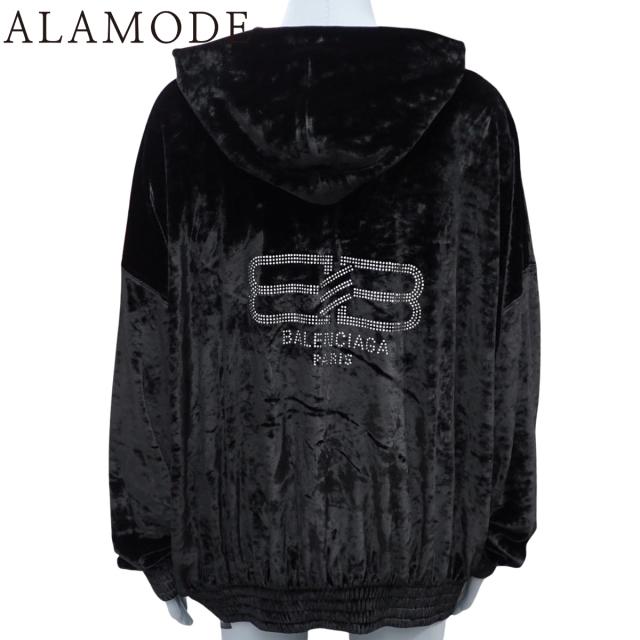 BALENCIAGAバレンシアガ　BB ロゴ　パーカー BALENCIAGA 2022AW BB Paris Icon Zip Up Hoodie