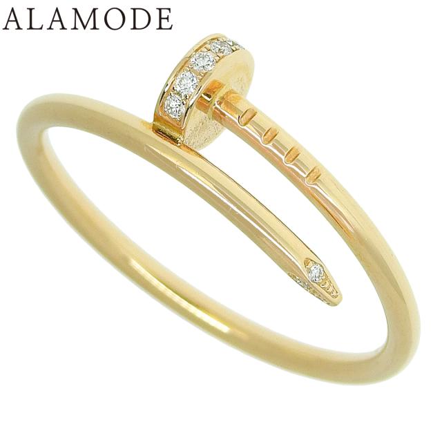 カルティエ ジュストアンクル sm リング 52 ピンクゴールド