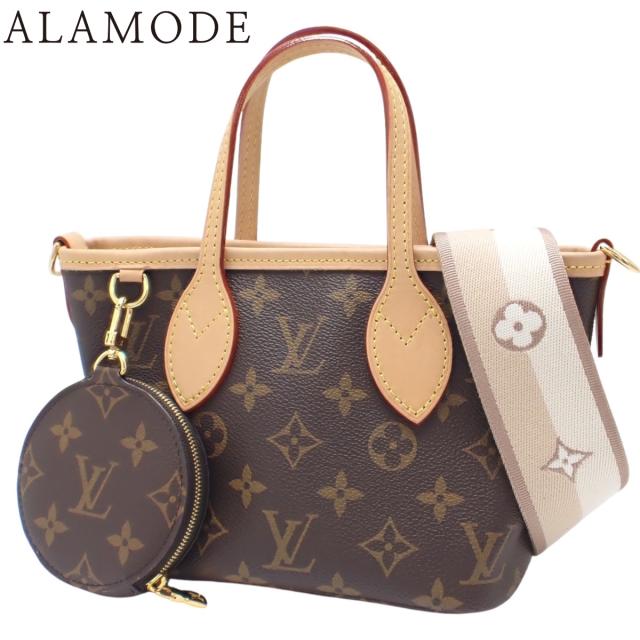 LOUIS VUITTON(ルイ・ヴィトン) モノグラム ネヴァーフルBB ハンドバッグ 2WAY ショルダー 肩掛け 斜め掛け ミニトート モノグラムキャンバス ベージュ ブラウン茶 ゴールド金具 M46705 レディース 40802154968【中古】【アラモード】