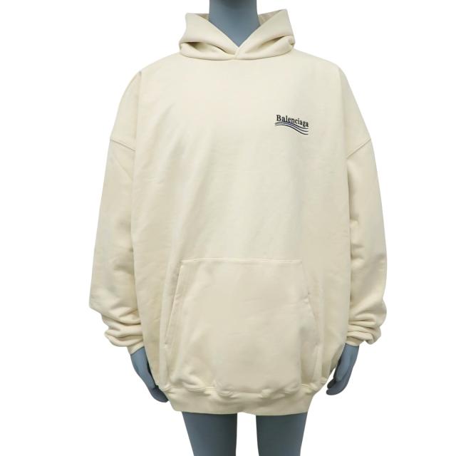 Balenciaga キャンペーンパーカー XS 新品✨タグ付】BALENCIAGA バレンシアガ キャンペーンロゴパーカーXS
