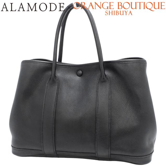 HERMES(エルメス) ガーデンツイリーTPM ブラック黒 レッド赤 ヴォースイフト パラジウム金具 シルク シルバー金具 □J刻印 ハンドバッグ トートバッグ 銀座限定 レディース 40802147973【中古】【アラモード】